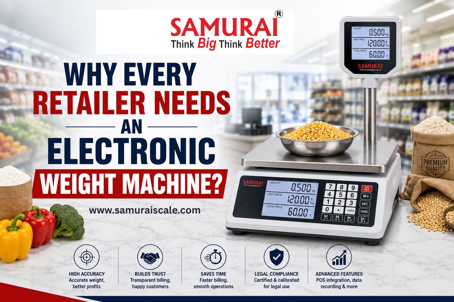 Retailer Needs an Electronic Weight Machine