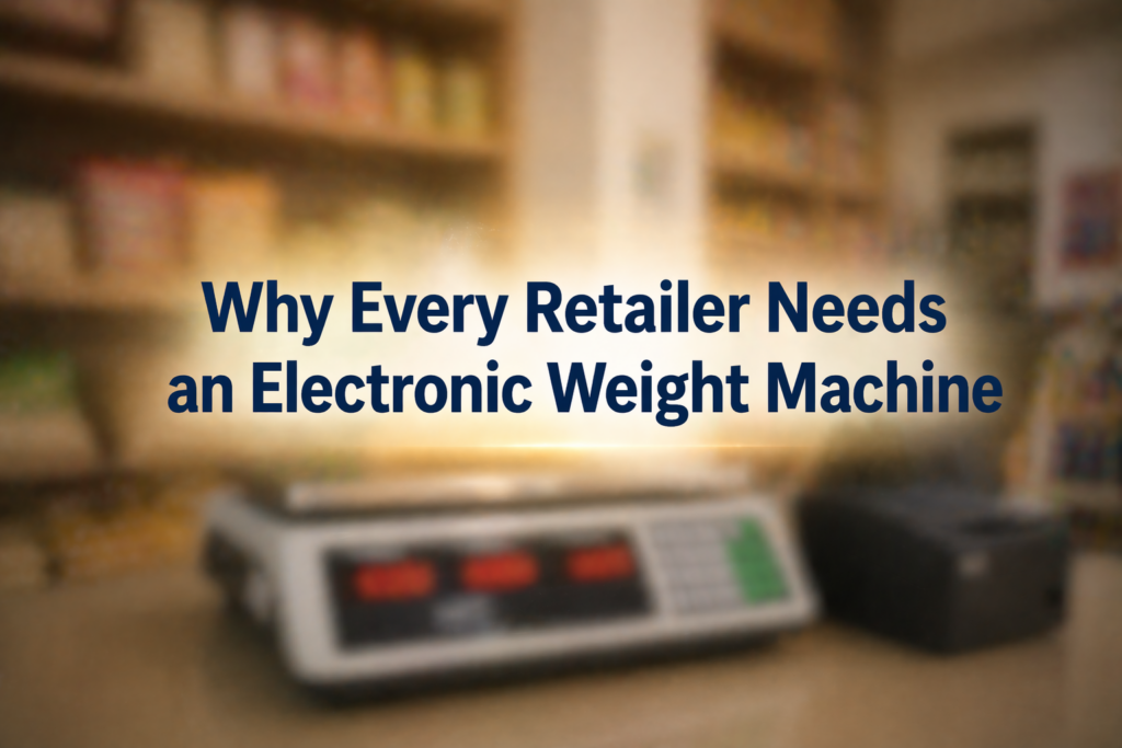 Why Every Retailer Needs an Electronic Weight Machine