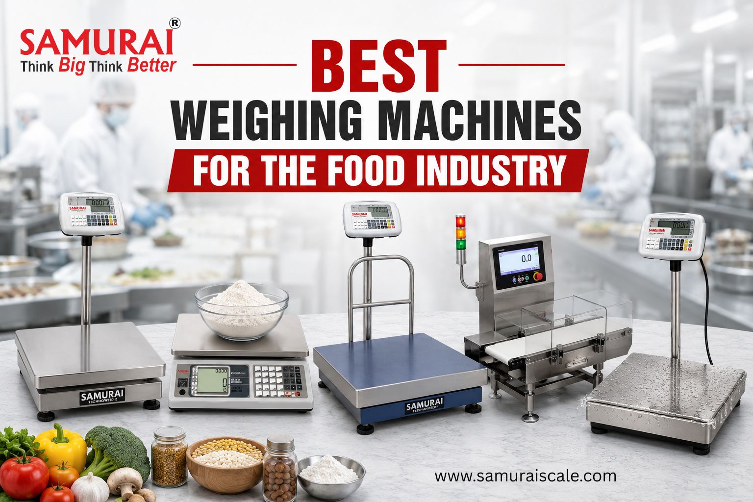 Weighing Machines for the Food Industry