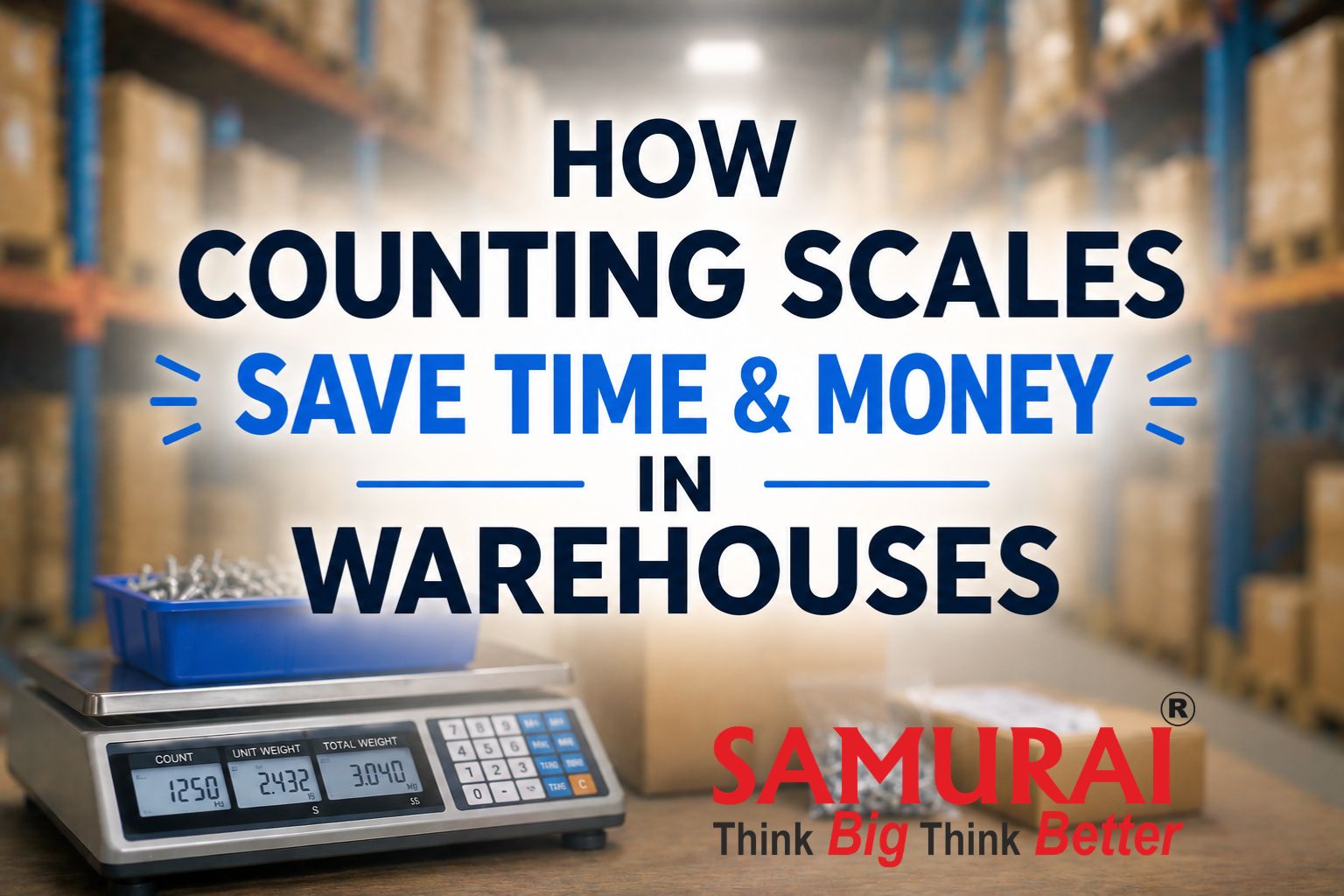 How Counting Scales Save Time & Money in Warehouses